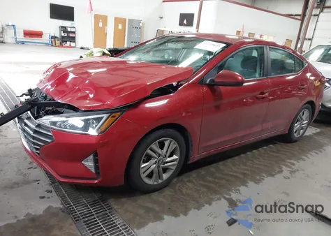 2019 Hyundai Elantra Sel z USA, uszkodzony, nr VIN KMHD84LF8KU769189